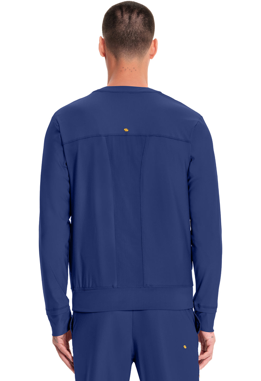 Men's Men's Knit Zip Front Jacket - Navy