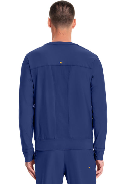 Men's Men's Knit Zip Front Jacket - Navy