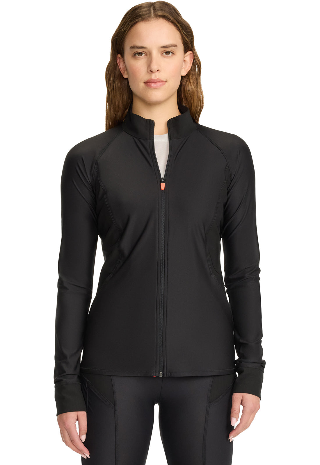 Women's Women's Raglan Zip Front Jacket - Black
