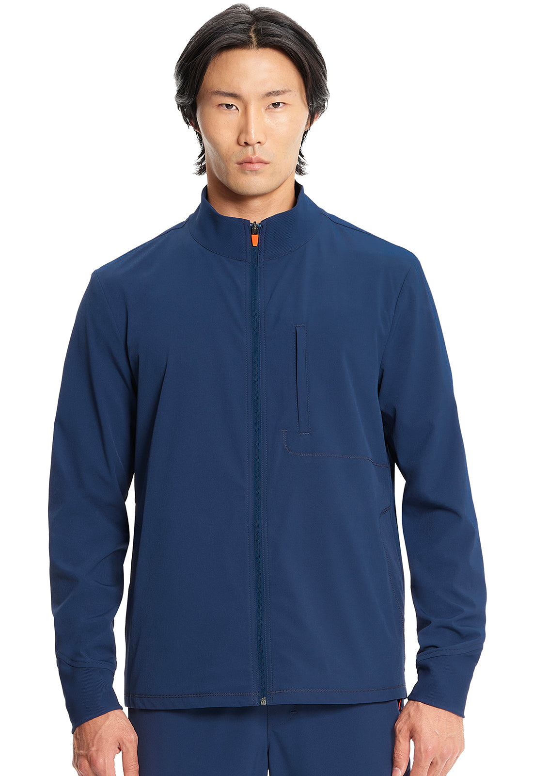 Men's Men's Zip Front Jacket - Navy