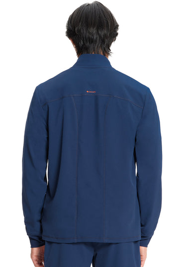 Men's Men's Zip Front Jacket - Navy