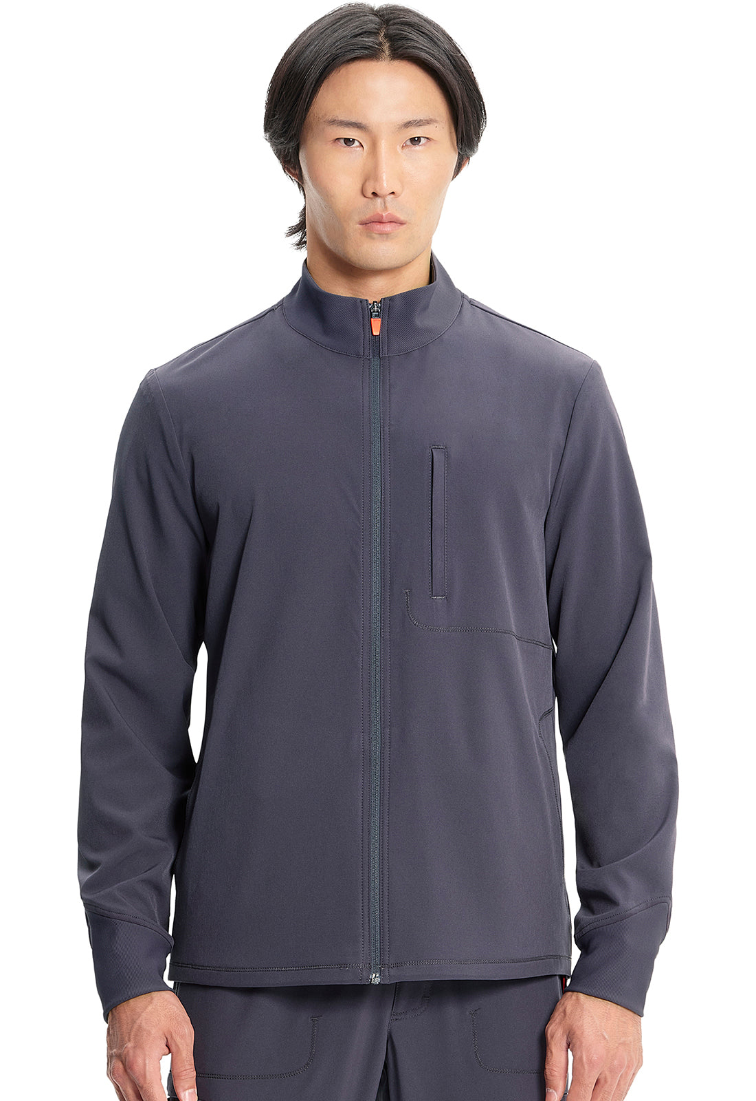 Men's Men's Zip Front Jacket - Pewter