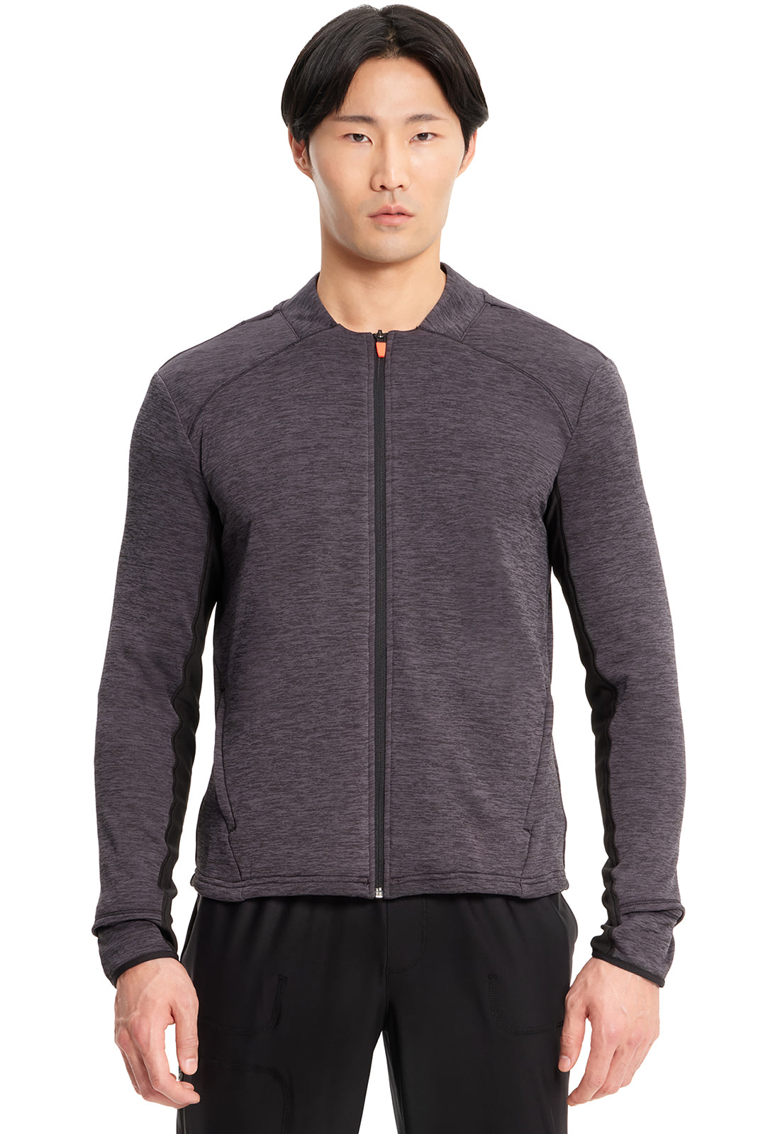 Men's Men's Athletic Zip Front Jacket - Black