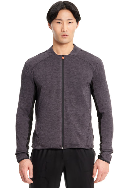 Men's Men's Athletic Zip Front Jacket - Black
