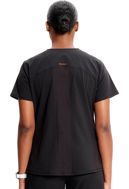 Women's V-Neck Top - Black