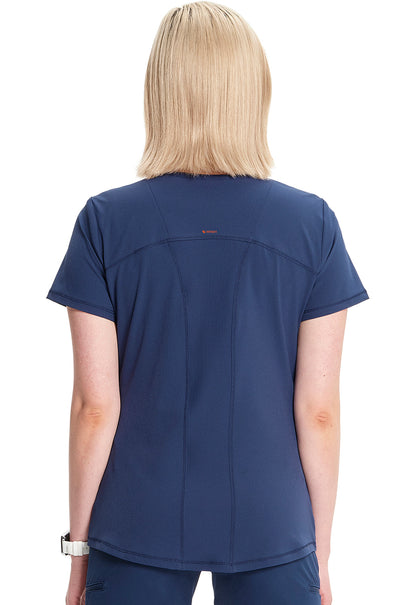 Women's V-Neck Top - Navy