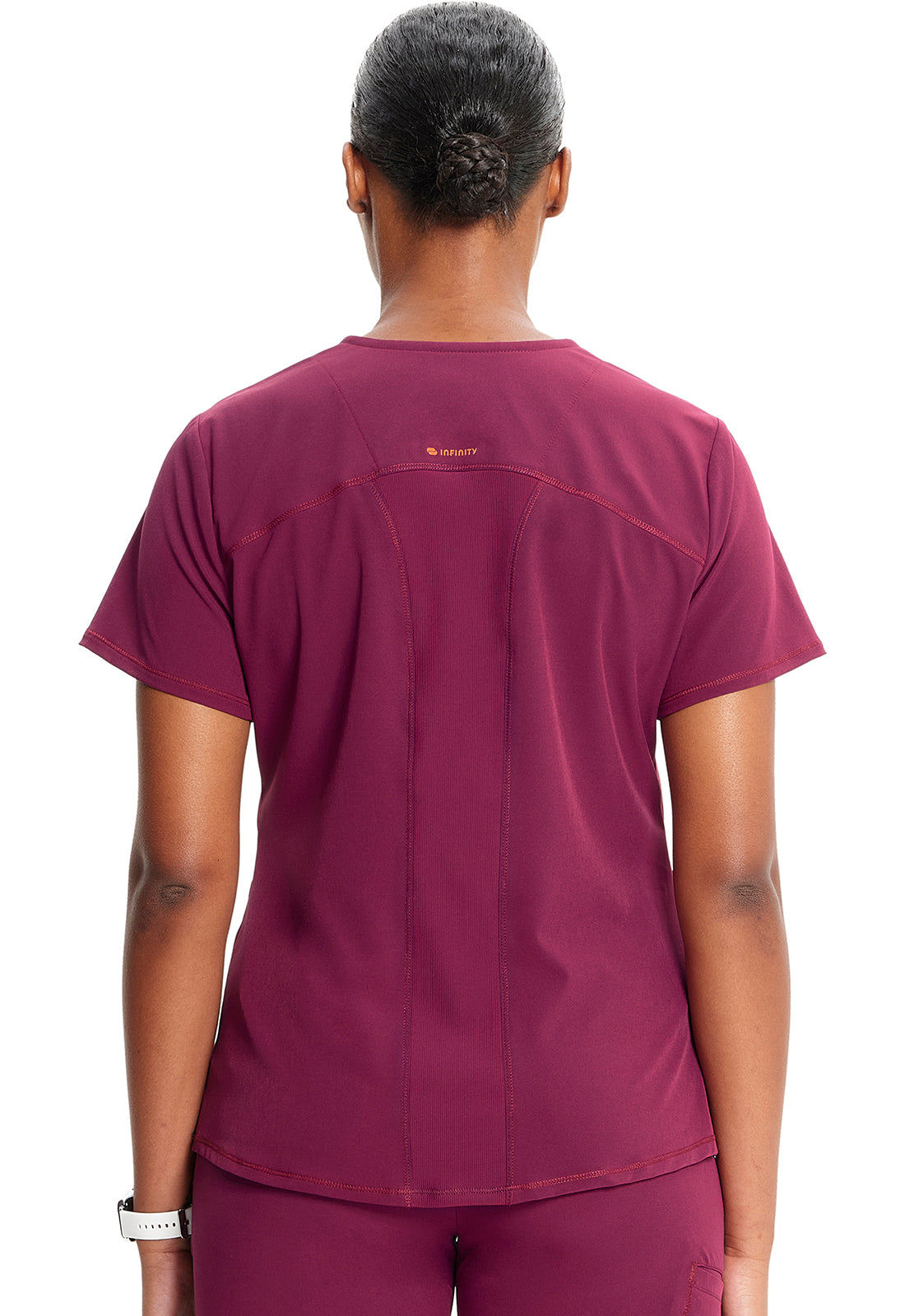 Women's V-Neck Top - Wine