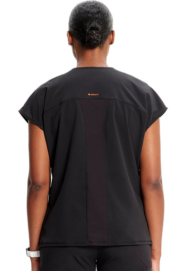 Women's Henley Top - Black