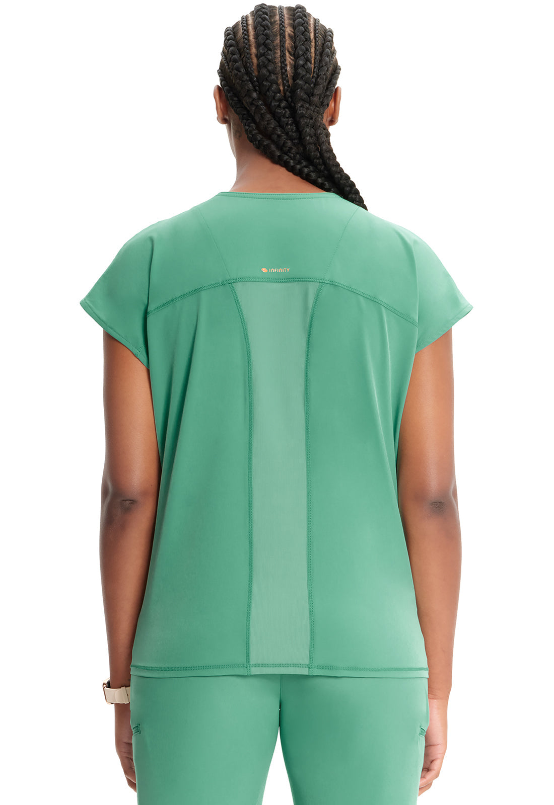 Women's Henley Top - Matcha Latte