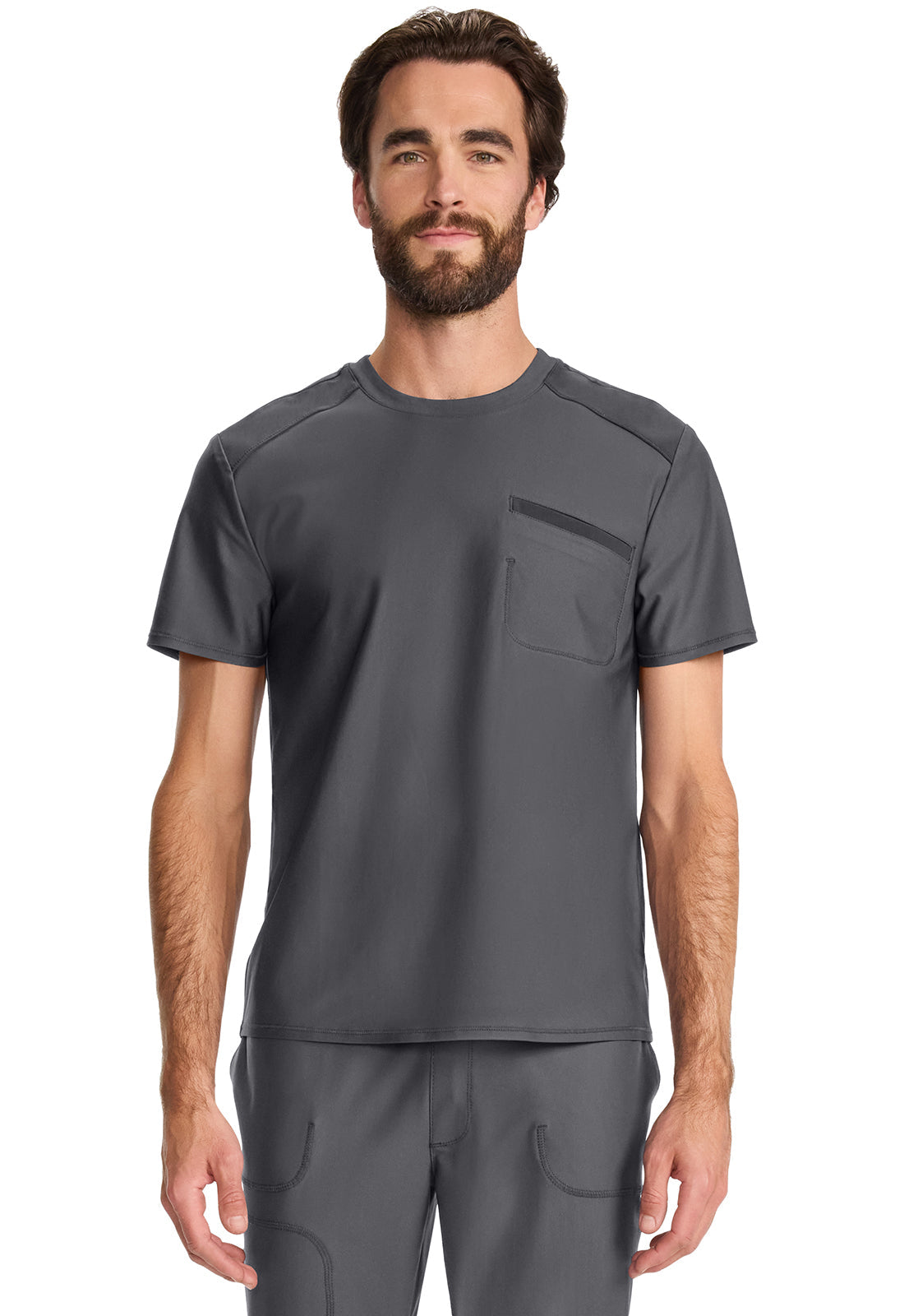 Men's Men's Tuck-in Crew Neck Top - Pewter