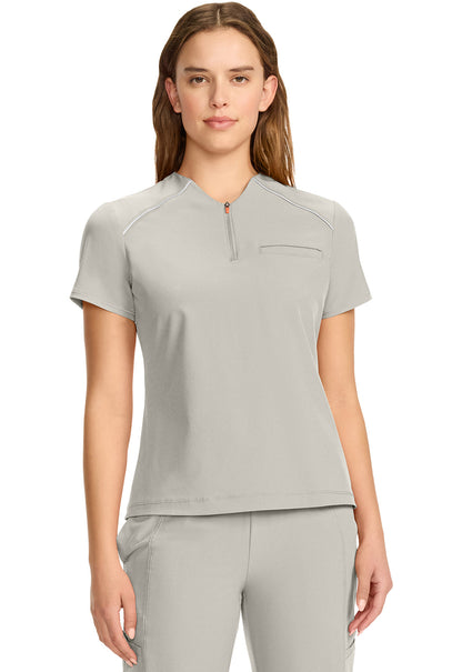 Women's Women's Tuck-in Mock Neck Henley Top - Vapor