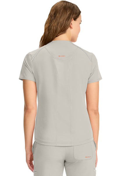 Women's Women's Tuck-in Mock Neck Henley Top - Vapor
