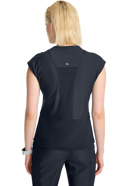 Women's Women's Wrap Dolman V-Neck Top - Pewter