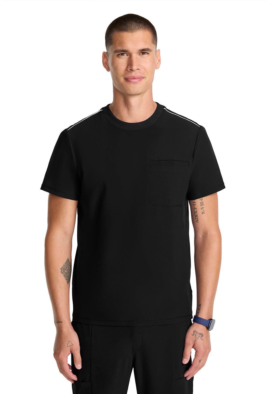 Men's Men's Tuck-in Crew Neck Top - Black