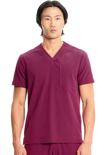 Men's Men's V-Neck Top - Wine