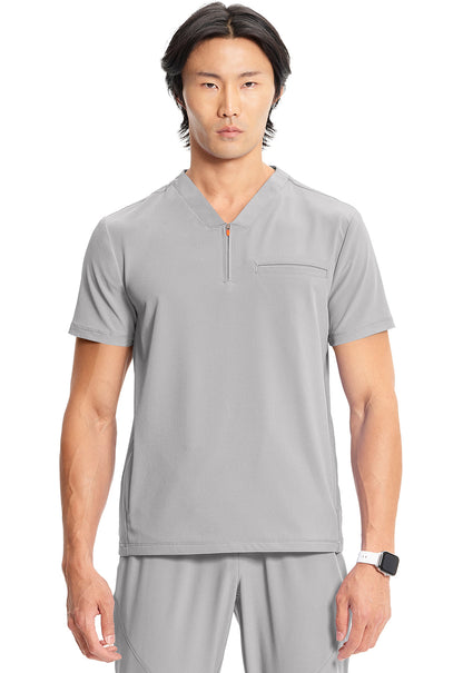 Men's Men's Partial Zip V-Neck Top - Vapor