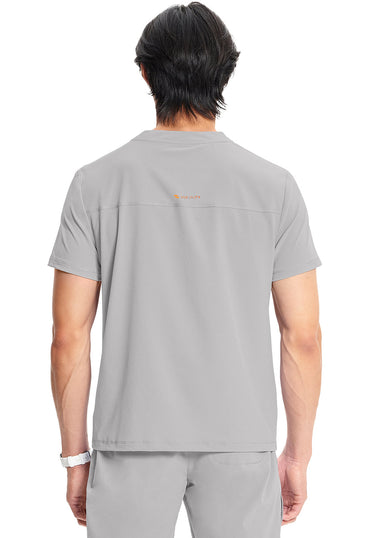 Men's Men's Partial Zip V-Neck Top - Vapor