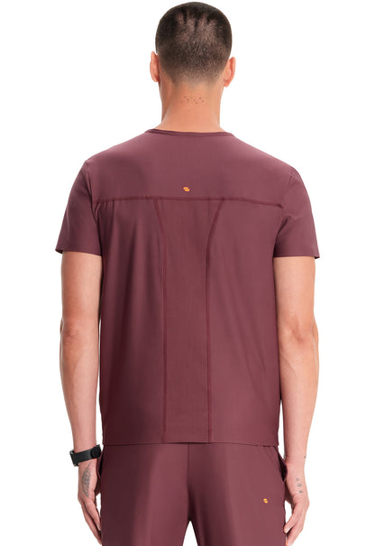 Men's Men's Knit V-Neck Top - Plum Velvet