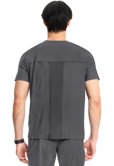 Men's Men's Knit V-Neck Top - Pewter