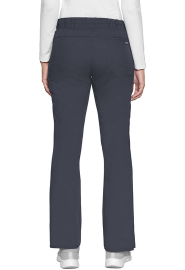 Women's Natural Rise Drawstring Flare Leg Pant - Pewter