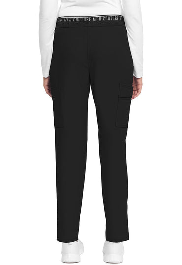 Women's Mid Rise Pull-on Tapered Leg Ankle Pant - Black