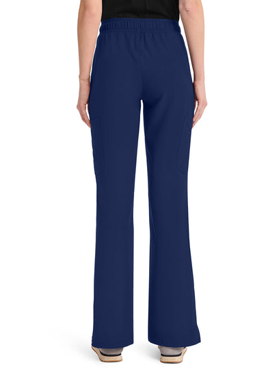 Women's Women's Mid Rise Flare Leg Pant - Navy