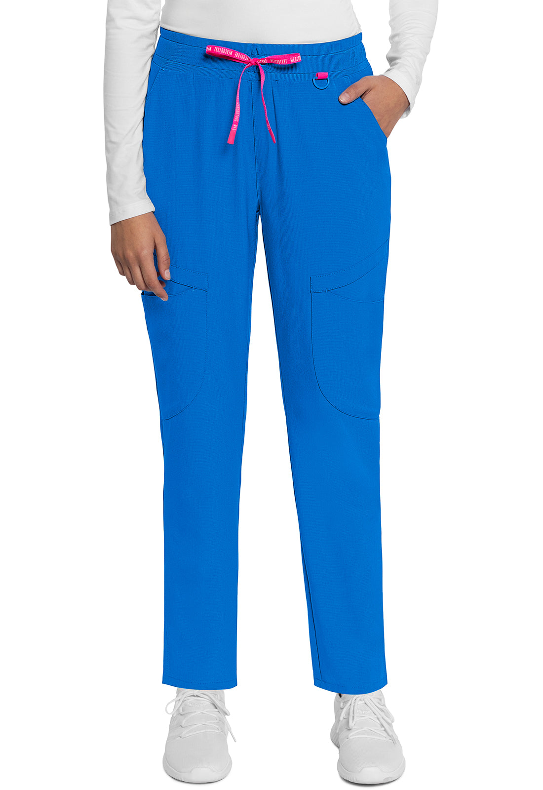 Women's Mid Rise Drawstring Tapered Leg Pant - Royal