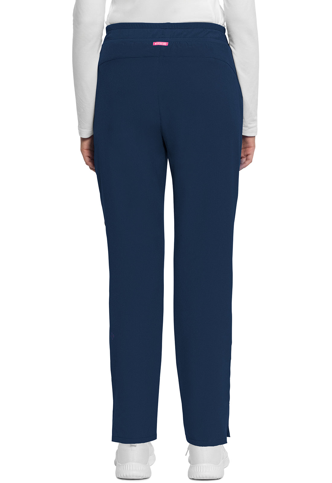 Women's Mid Rise Drawstring Tapered Leg Pant - Navy