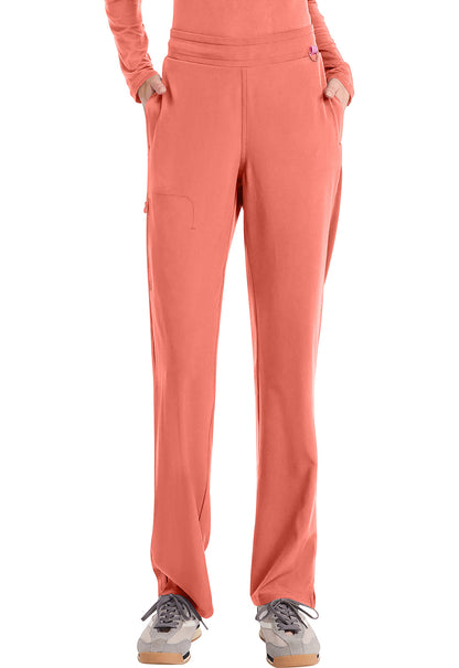 Women's  Women's Straight Leg Pull-On Pant - Coral Fusion