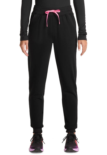 Women's Fleece Natural Rise Jogger - Black