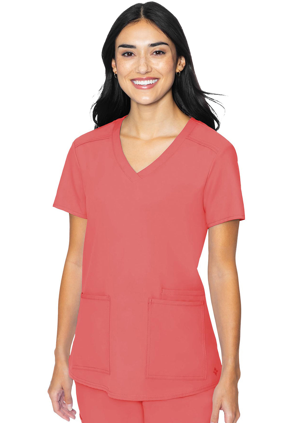 Women's 3 Pocket Top - Coral