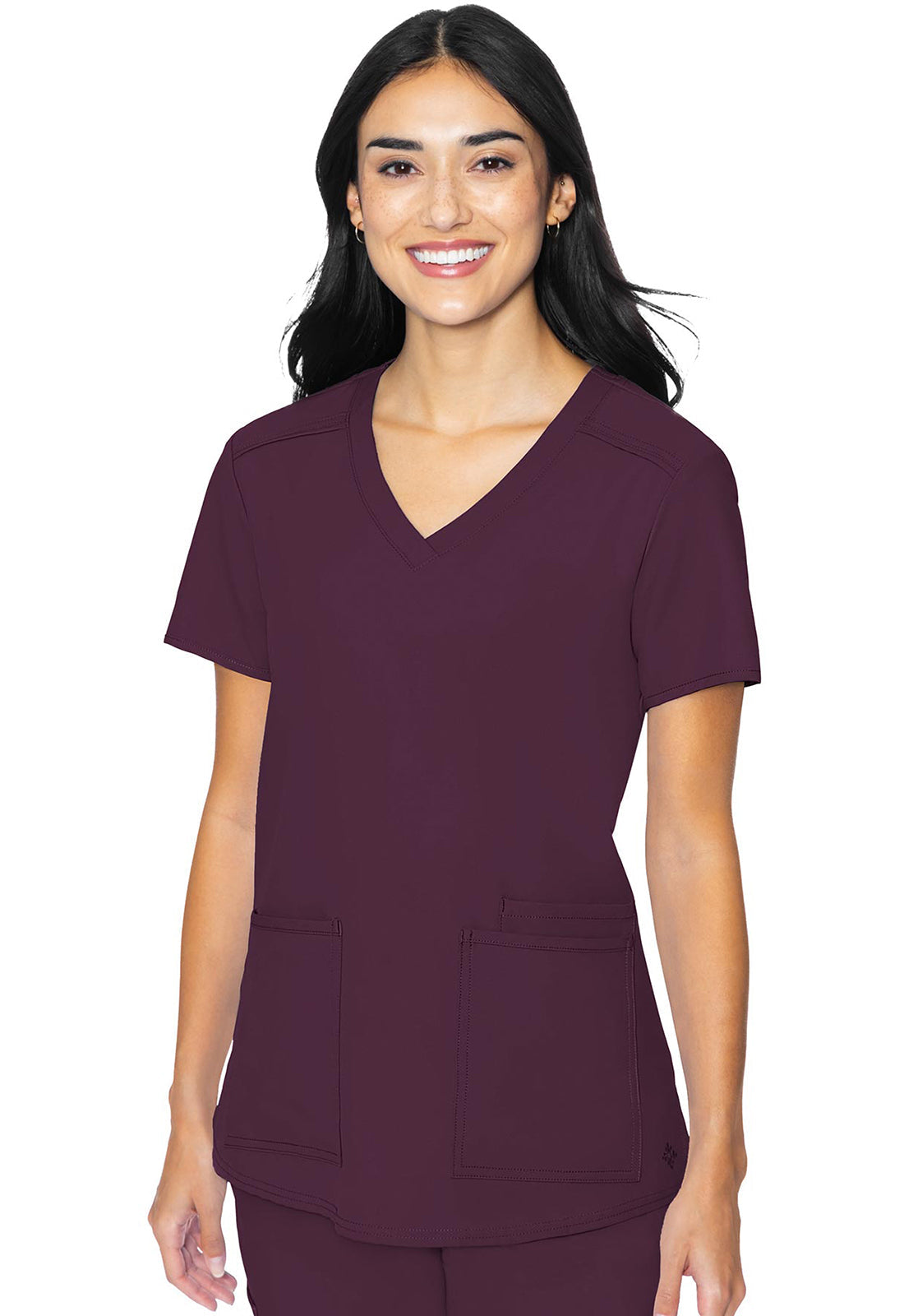 Women's 3 Pocket Top - Wine