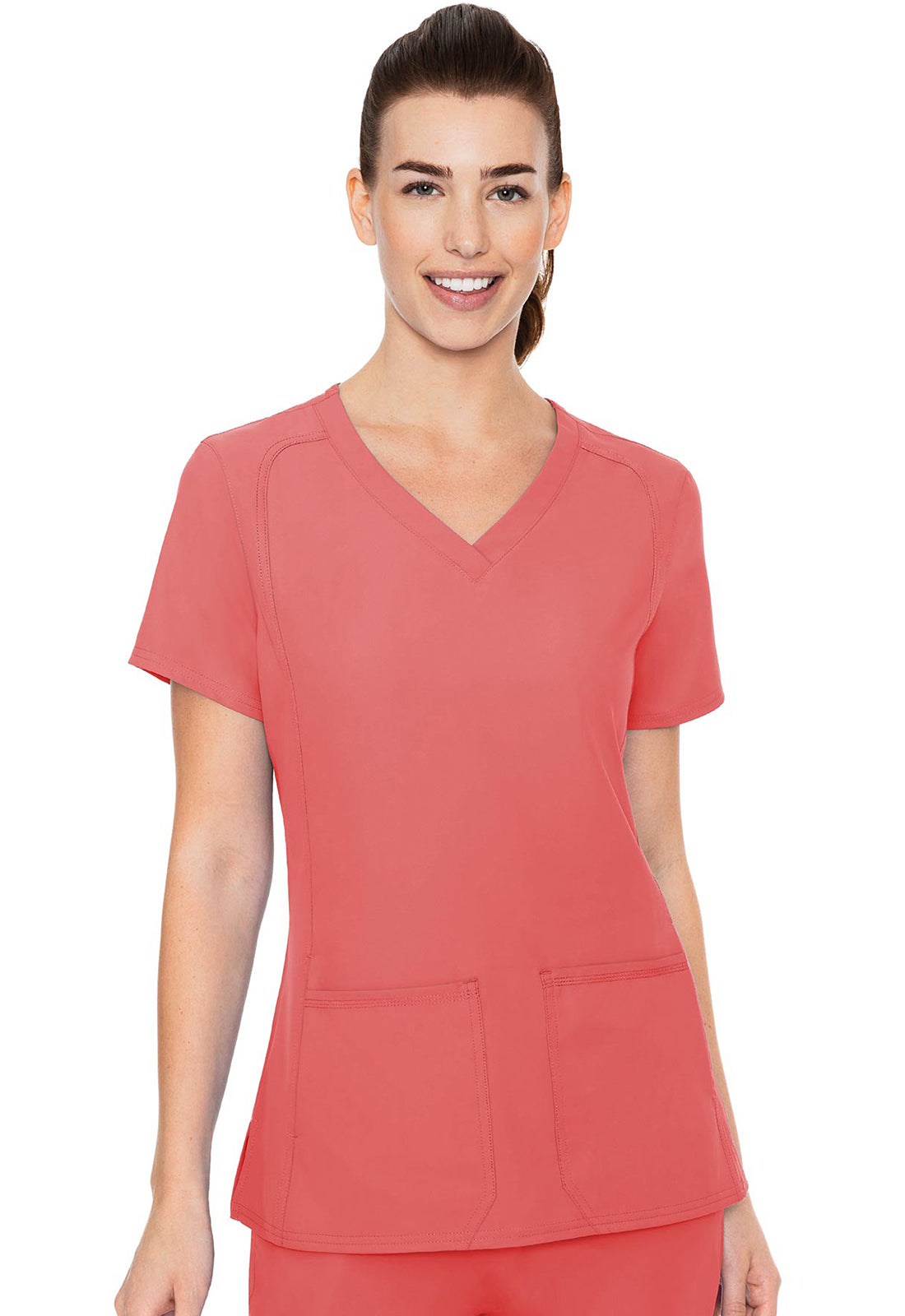 Women's Side Pocket Top - Coral