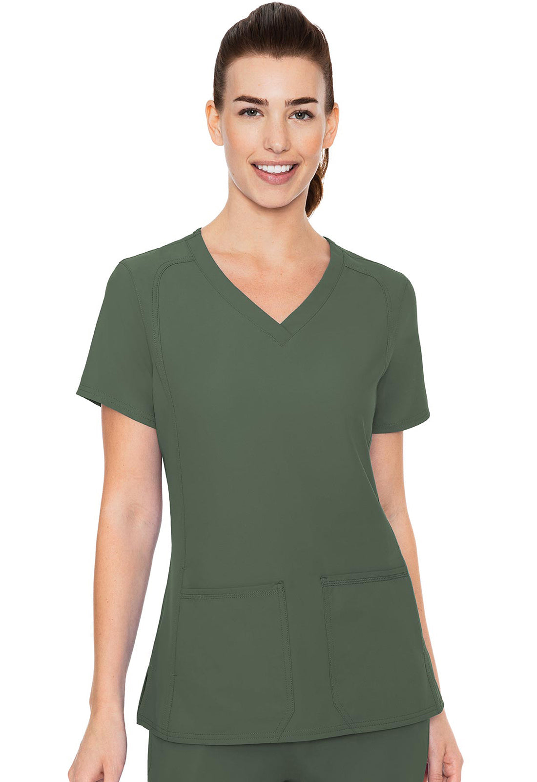 Women's Side Pocket Top - Olive