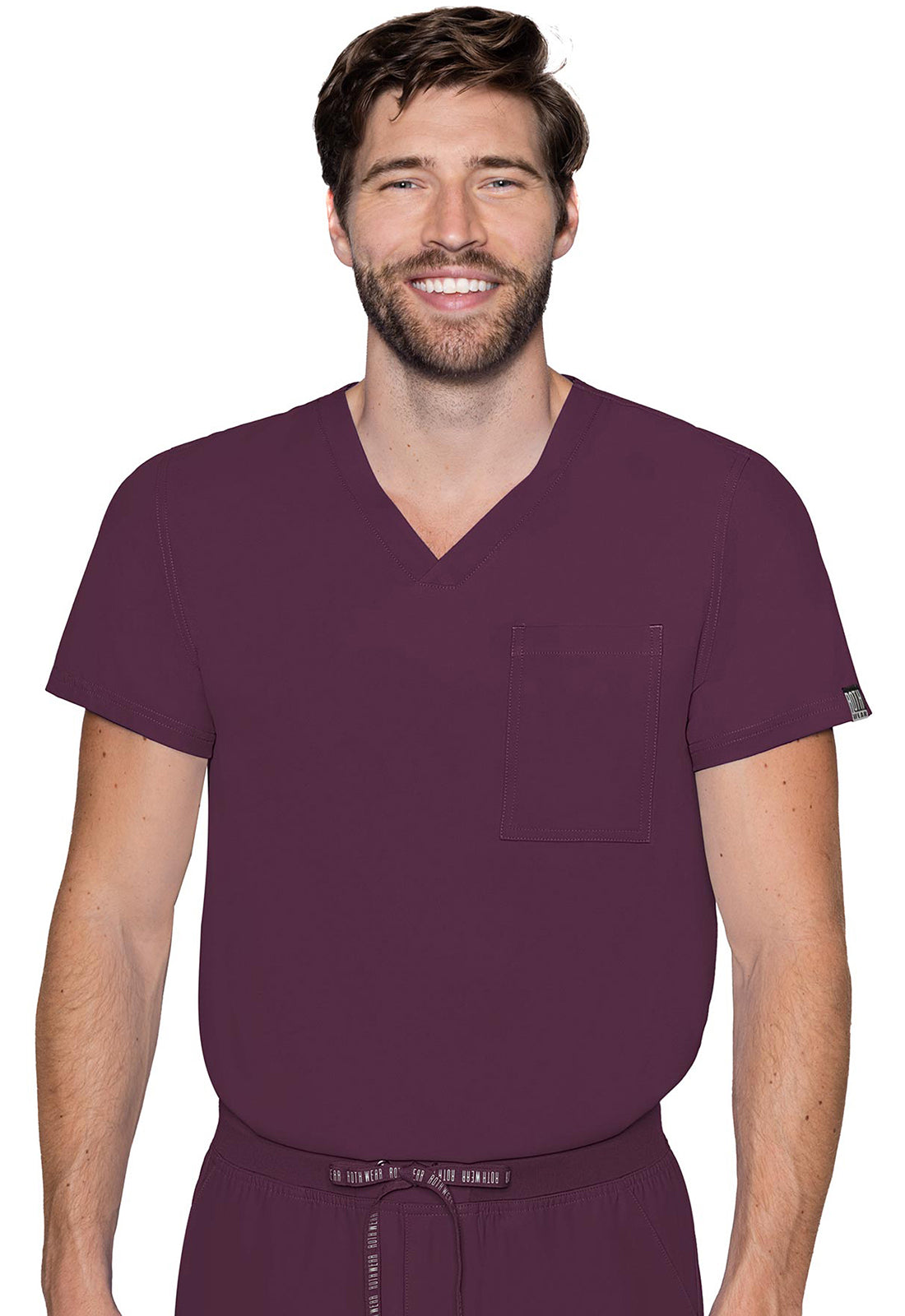 Men's 1 Pocket Top - Wine