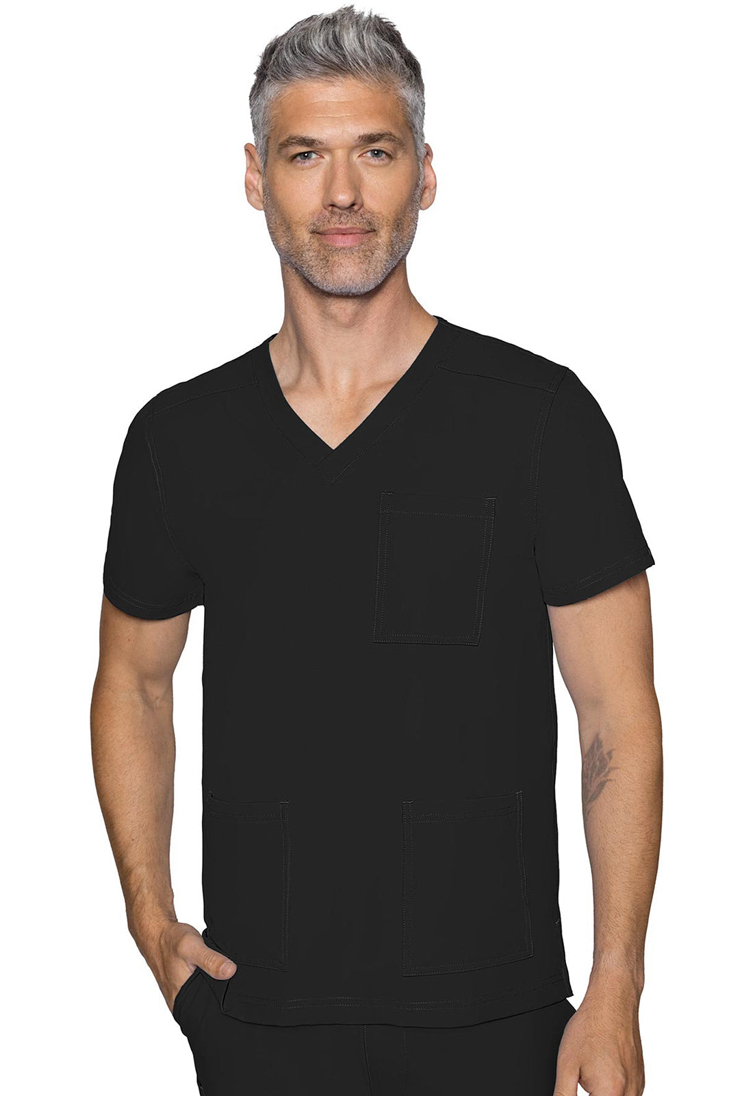 Men's 3 Pocket Top - Black