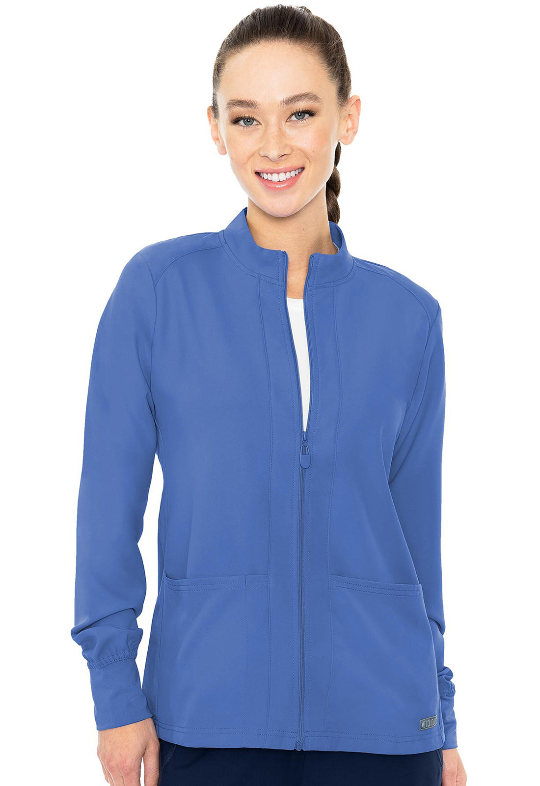 Women's Zip Front Warm-Up With Shoulder Yokes - Ciel