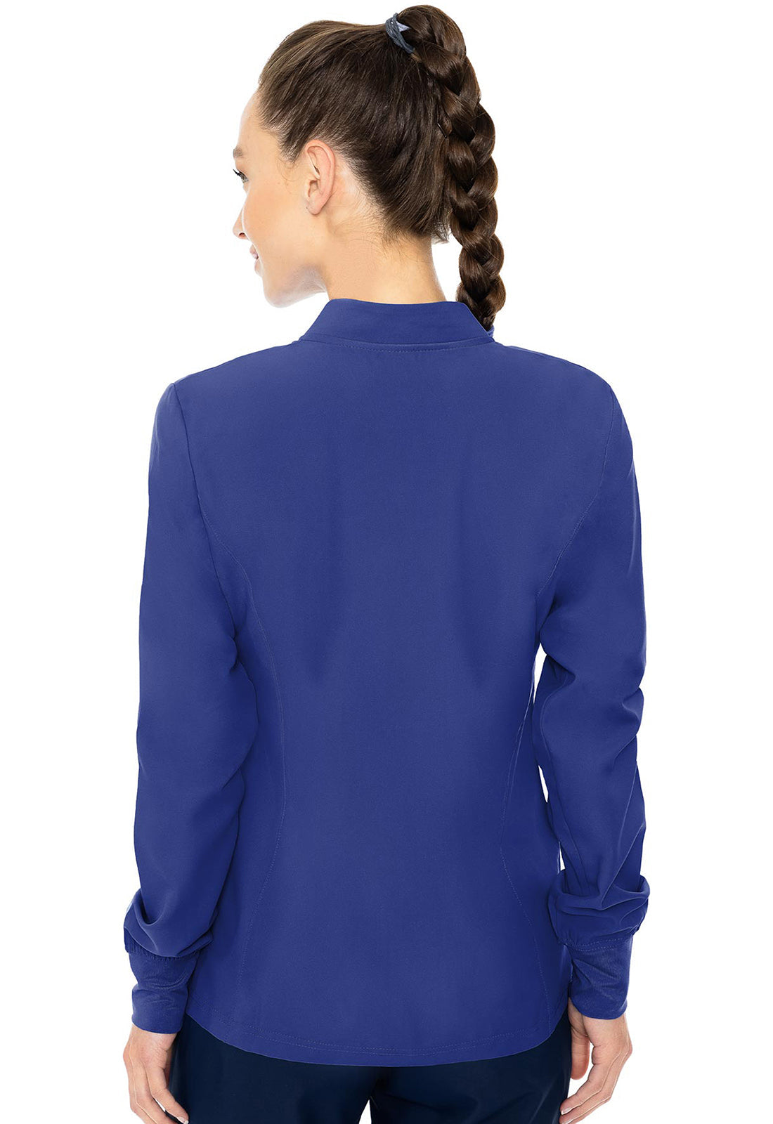Women's Zip Front Warm-Up With Shoulder Yokes - Galaxy