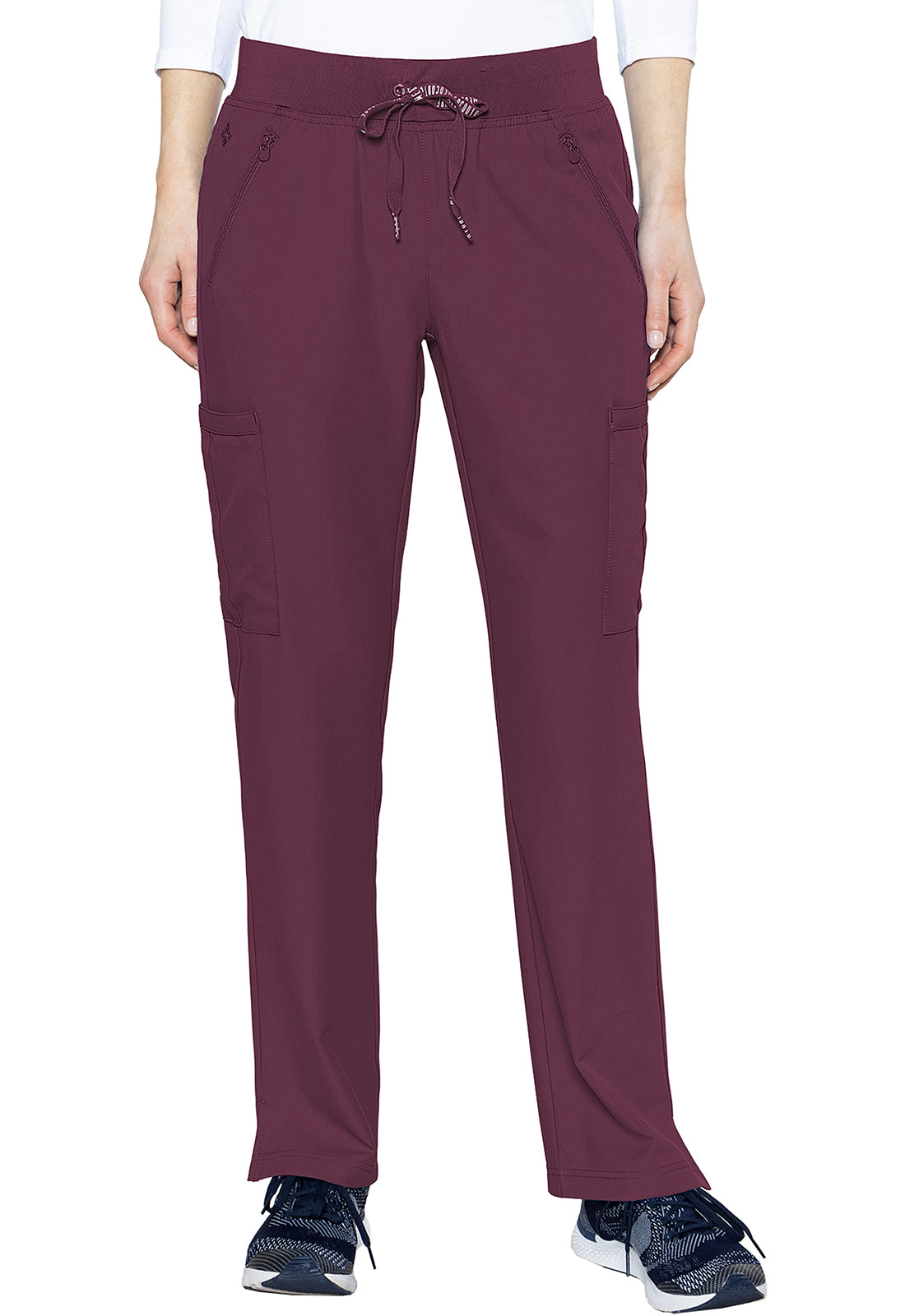 Women's Zipper Pant - Wine