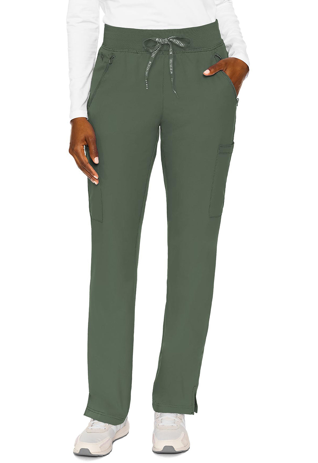 Women's Zipper Pant - Olive