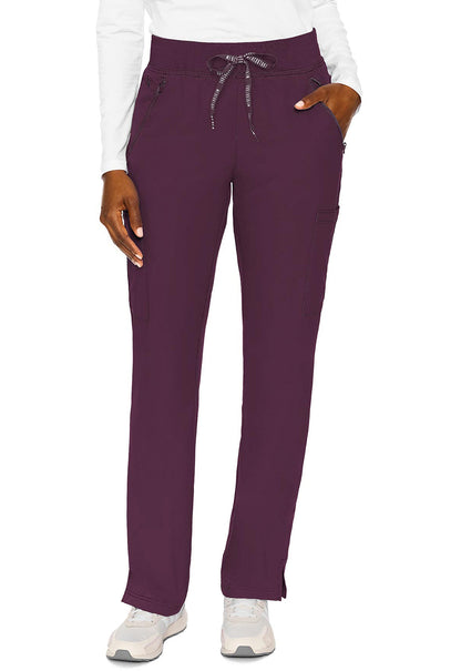 Women's Zipper Pant - Wine