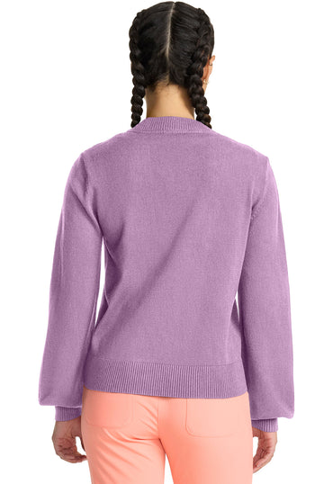 Women's Sweater Knit Cardigan - Heather Orchid