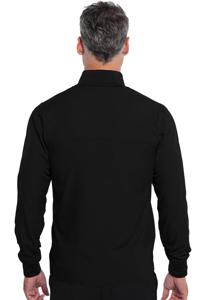 Men's Men's Zip Front Jacket - Black