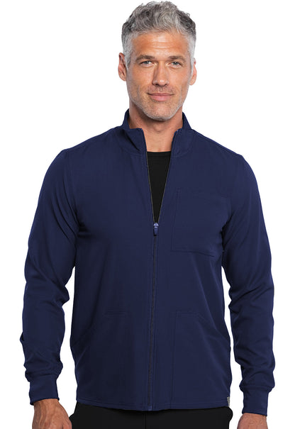Men's Men's Zip Front Jacket - Navy