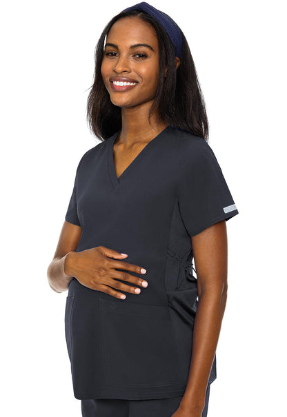 Women's Maternity V-Neck Top - Pewter