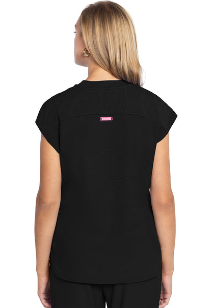 Women's  Round Neck Tuckable Top - Black