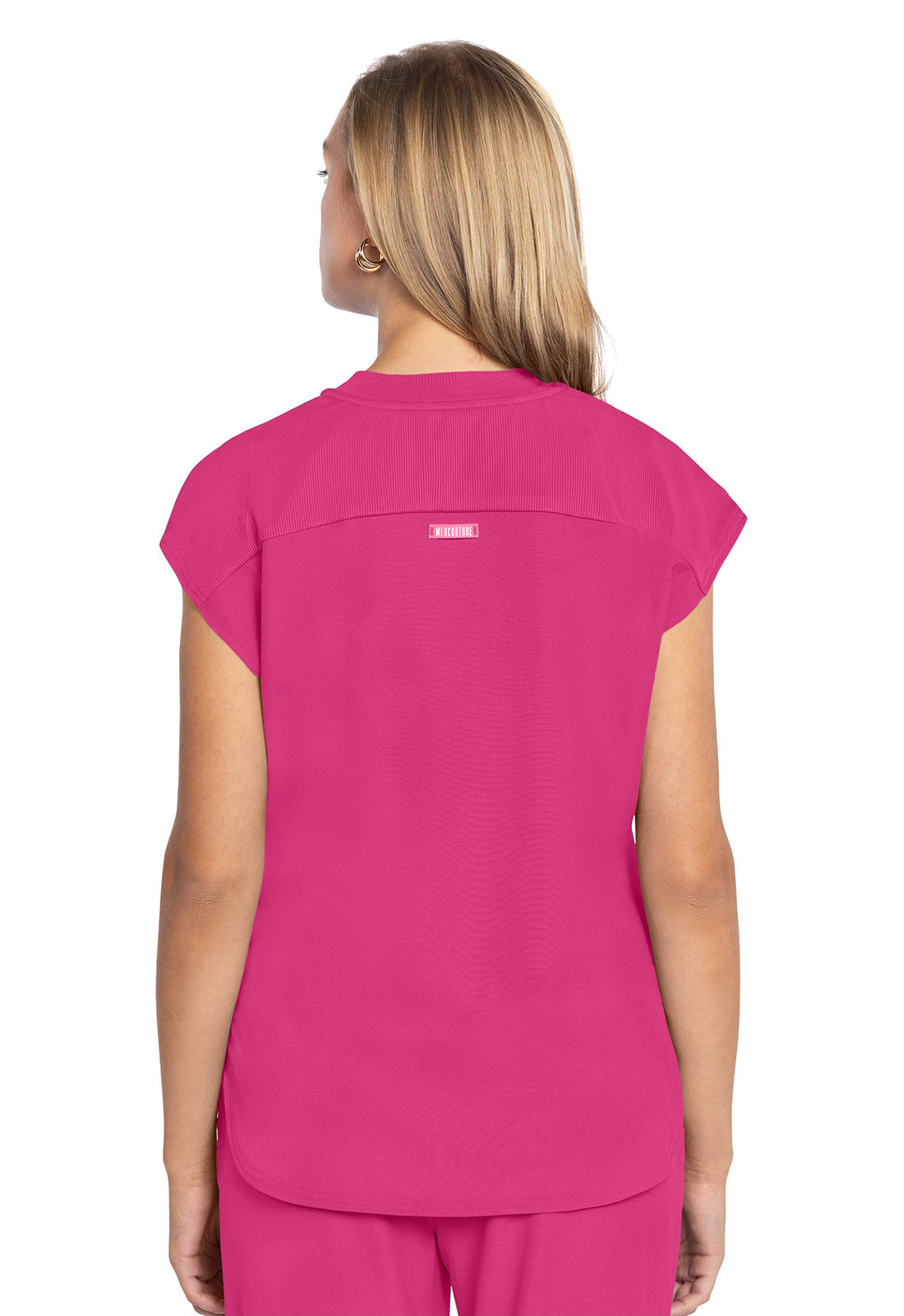 Women's  Round Neck Tuckable Top - Pink Power