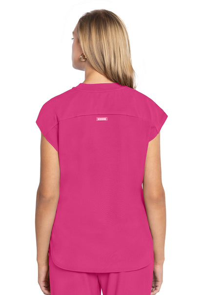 Women's  Round Neck Tuckable Top - Pink Power