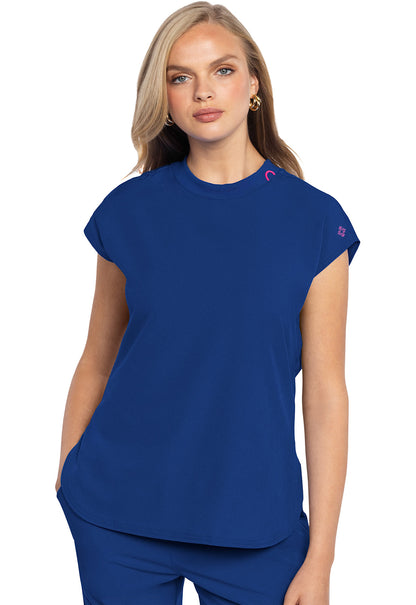 Women's  Round Neck Tuckable Top - Royal