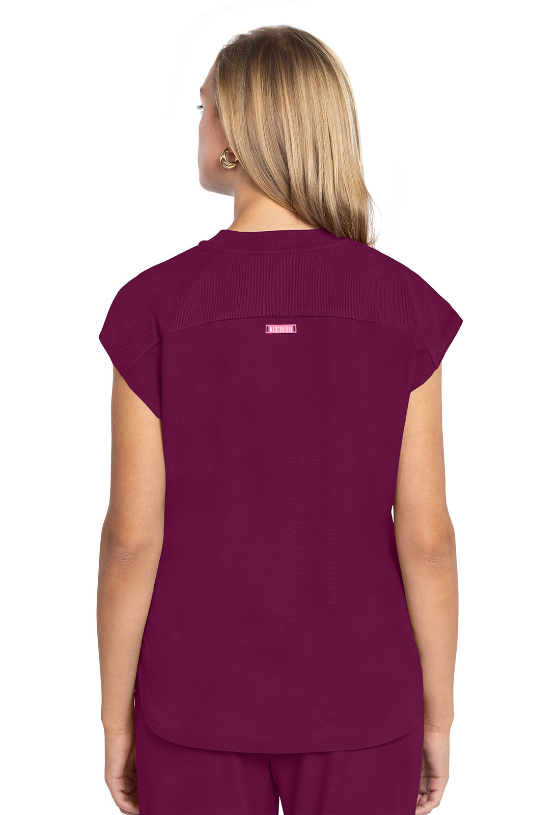Women's  Round Neck Tuckable Top - Wine